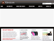 Tablet Screenshot of alexicon.net